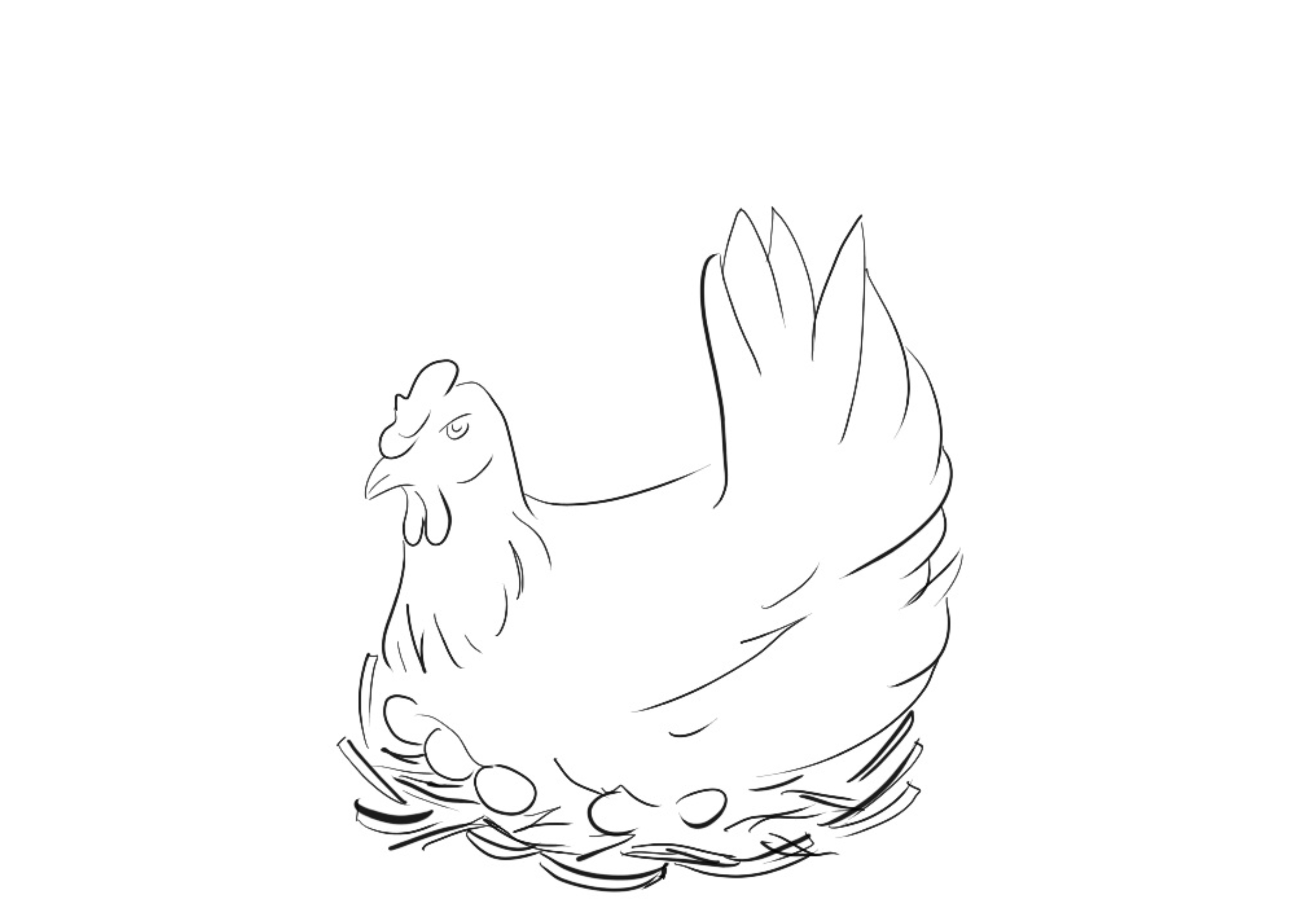Dibujos de gallinas