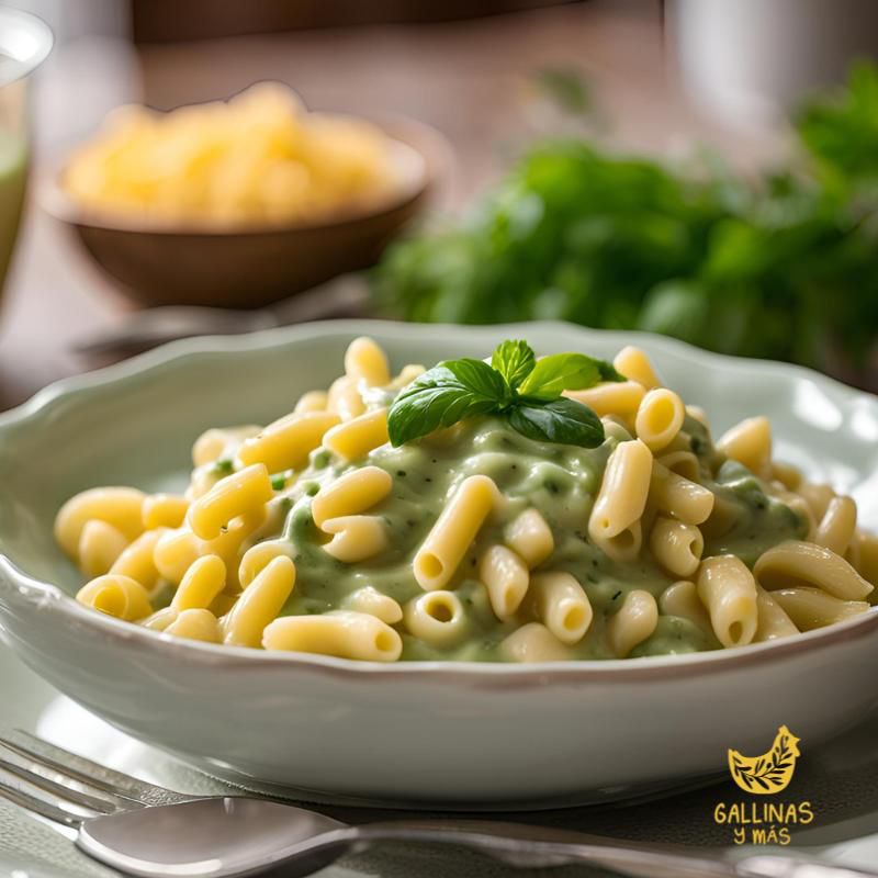 Macarrones con calabacín